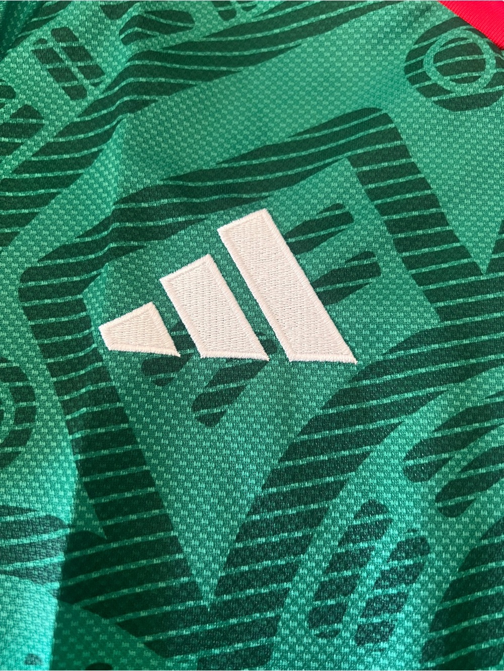 Adidas Mexico Green Red Soccer Jersey| XXL fits like a Men’s Large - Picture 10 of 13